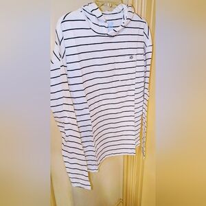 Men's Southern Tide 9621 - Men's Andreas Striped Sun Farer Hoodie Sz M